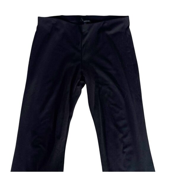 Eileen Fisher Women's Sz 10P or 10 Petite Black Elastic Waist Pull-On Pants - Picture 3 of 8